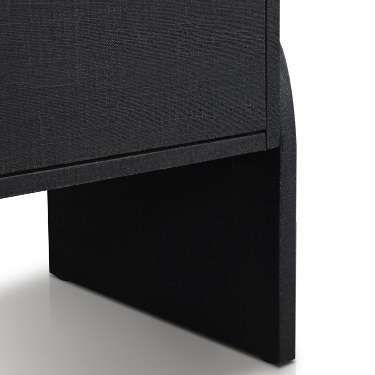 Cressida Black Linen Sideboard with Gunmetal Hardware