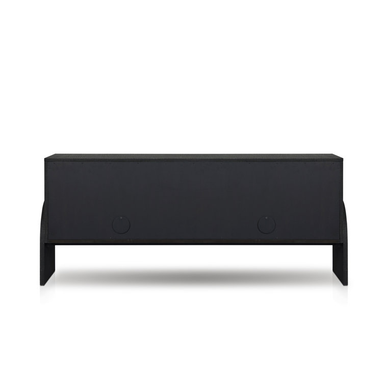 Cressida Black Linen Sideboard with Gunmetal Hardware