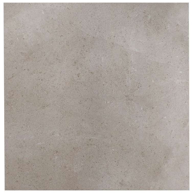 Fumo 24" x 24" Matte Porcelain Stone Look Wall and Floor Tile
