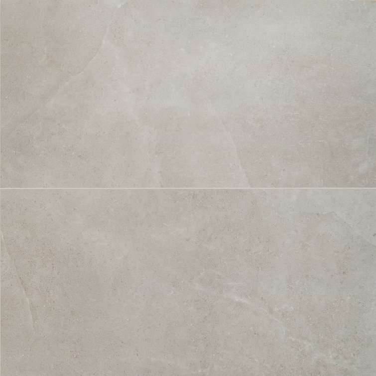Large Format Light Gray Matte Porcelain Floor and Wall Tile