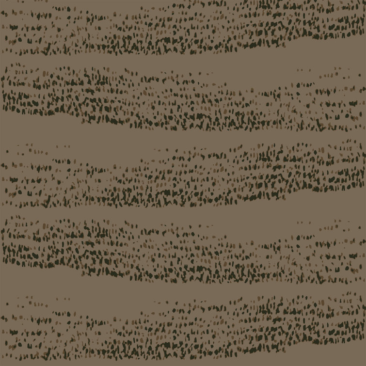 Walnut and Black Self-Adhesive Abstract Wallpaper Tile