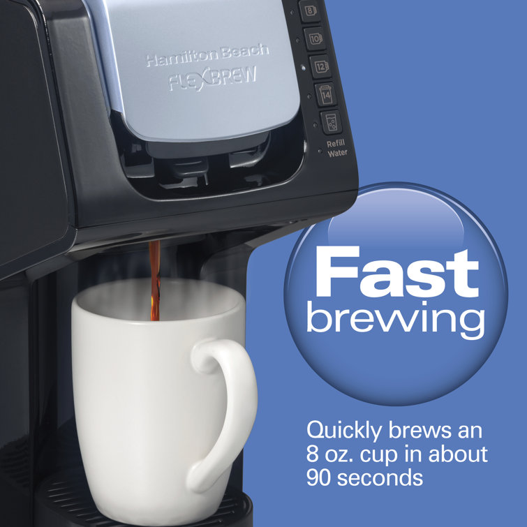 Hamilton Beach Black Single-Serve Iced & Hot Coffee Maker