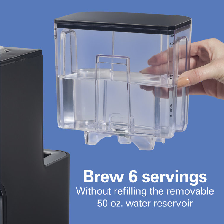 Hamilton Beach Black Single-Serve Iced & Hot Coffee Maker