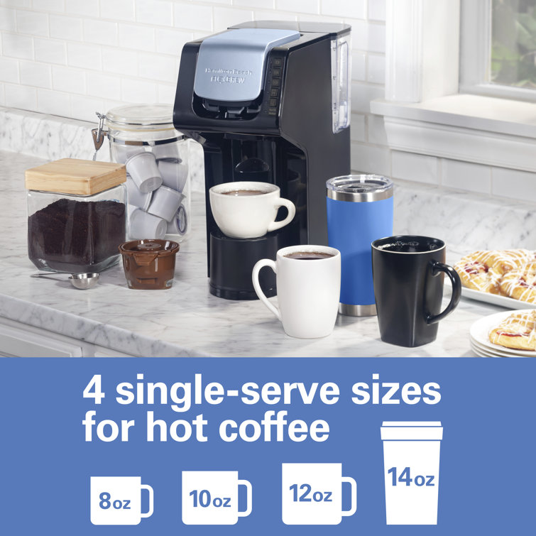 Hamilton Beach Black Single-Serve Iced & Hot Coffee Maker