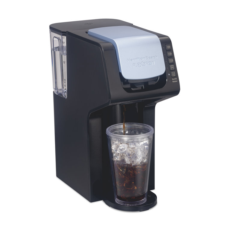 Hamilton Beach Black Single-Serve Iced & Hot Coffee Maker