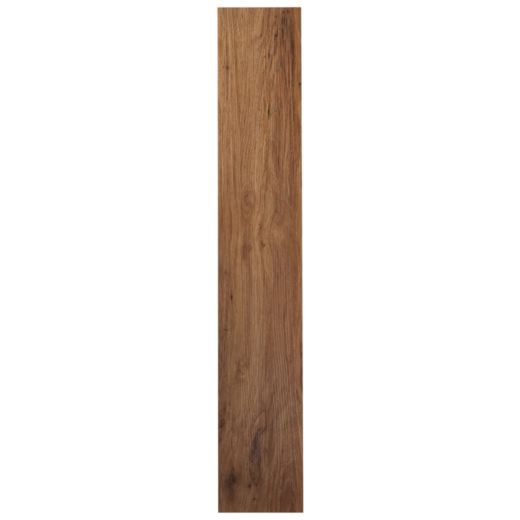 Medium Oak Self-Adhesive Vinyl Floor Planks, 6" x 36"