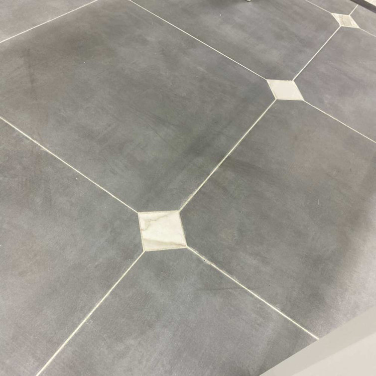 Calacatta Matte Porcelain 12" x 12" Mosaic Tile Sheet