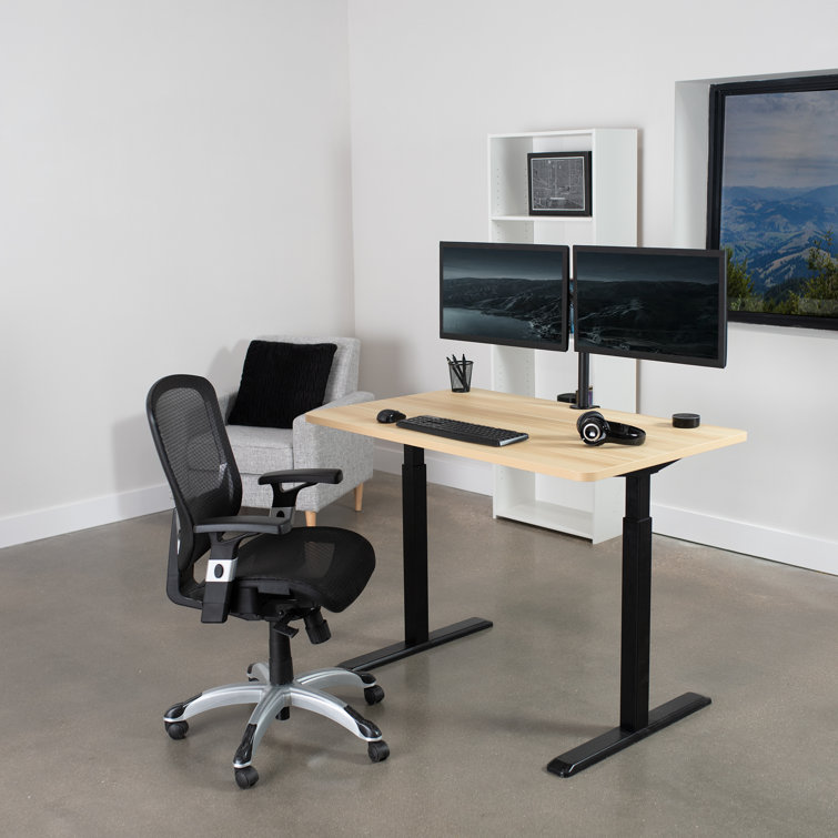 Cyan Chestnut Solid Particle Board 59" Universal Desk Top