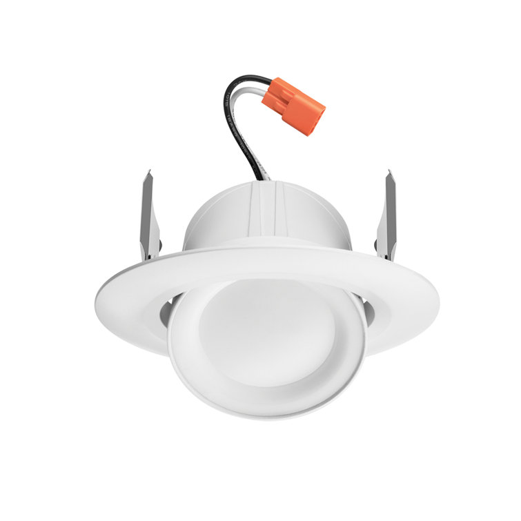 4-Inch White Dimmable LED Recessed Lighting Kit with Smart Control