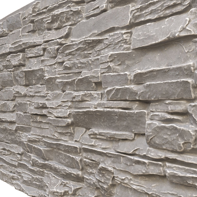 Gray Granite Faux Stone Panel for Interior and Exterior