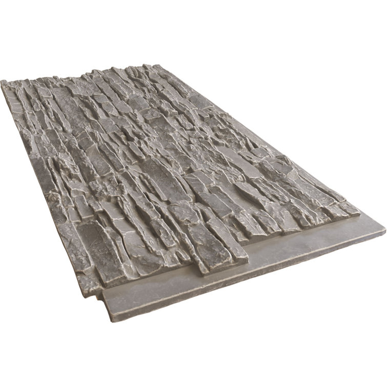 Gray Granite Faux Stone Panel for Interior and Exterior