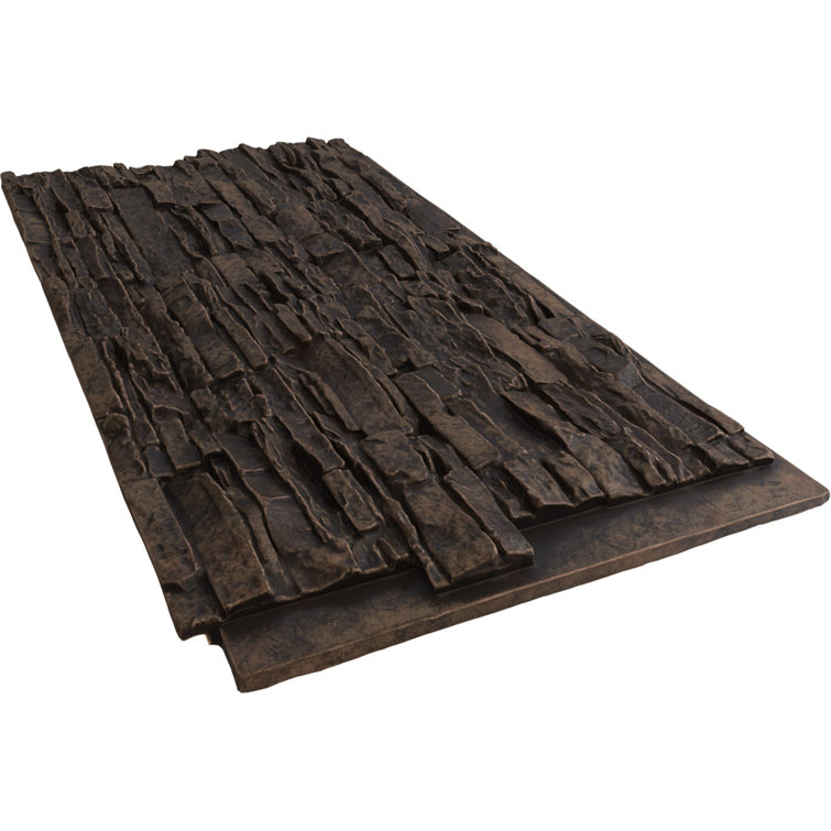 Alder Creek Faux Stone 48" x 24" Wall Panel