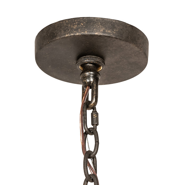 Fernando Bronze 10-Light Candelabra Chandelier
