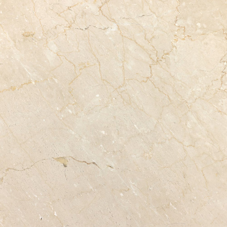 Belle Round Cream Marble Dining Table