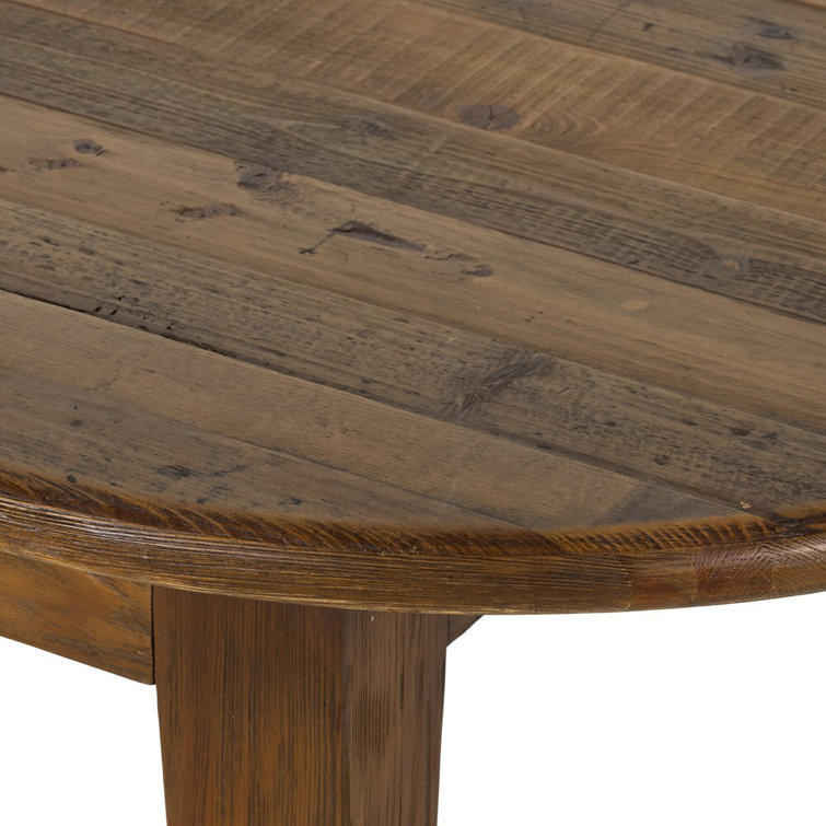 87" Weathered Pine Oval Farmhouse Dining Table
