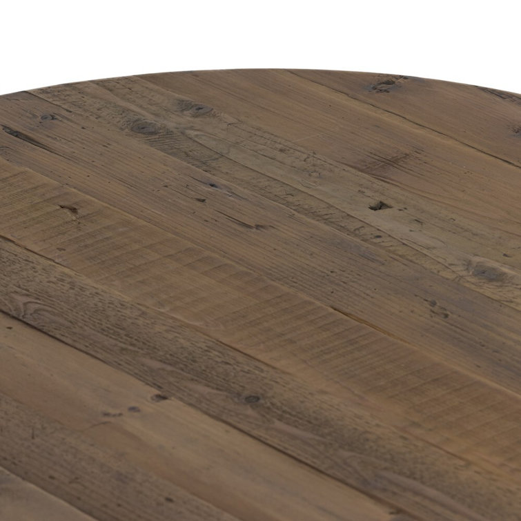 87" Weathered Pine Oval Farmhouse Dining Table