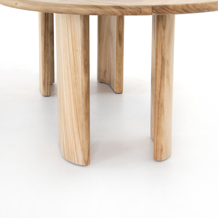 Elegant Guanacaste Wood Oval Dining Table in Rich Brown