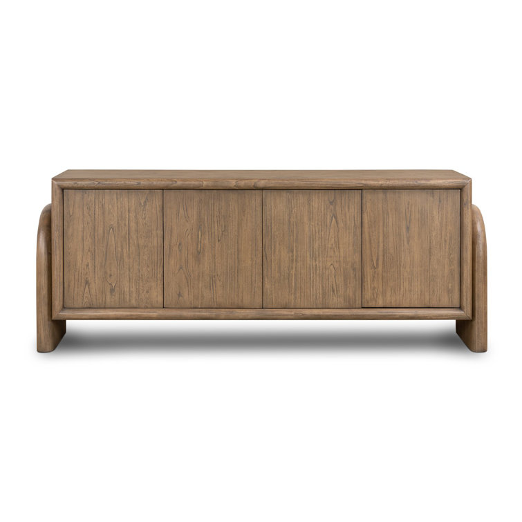 Fen 80'' Natural Solid Wood Sideboard