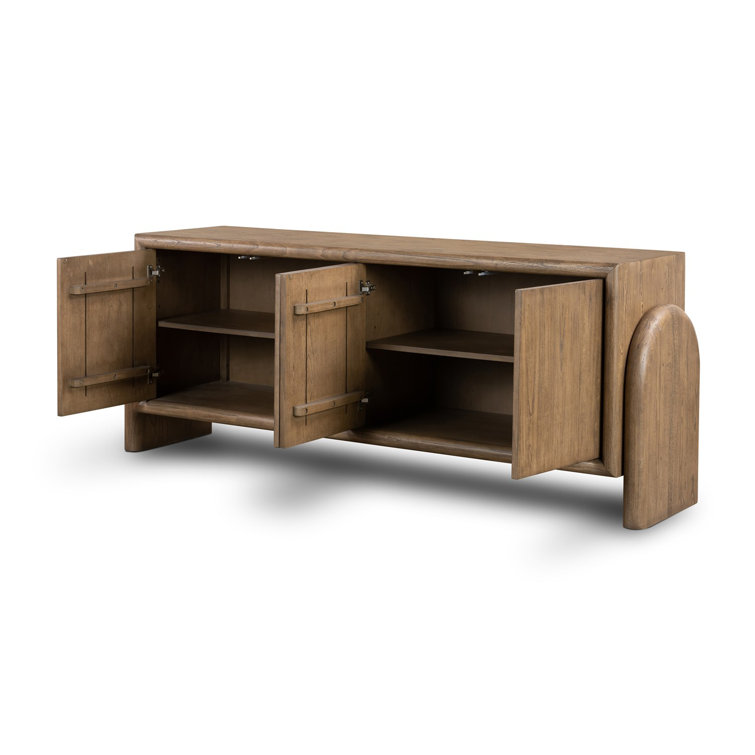 Fen 80'' Natural Solid Wood Sideboard