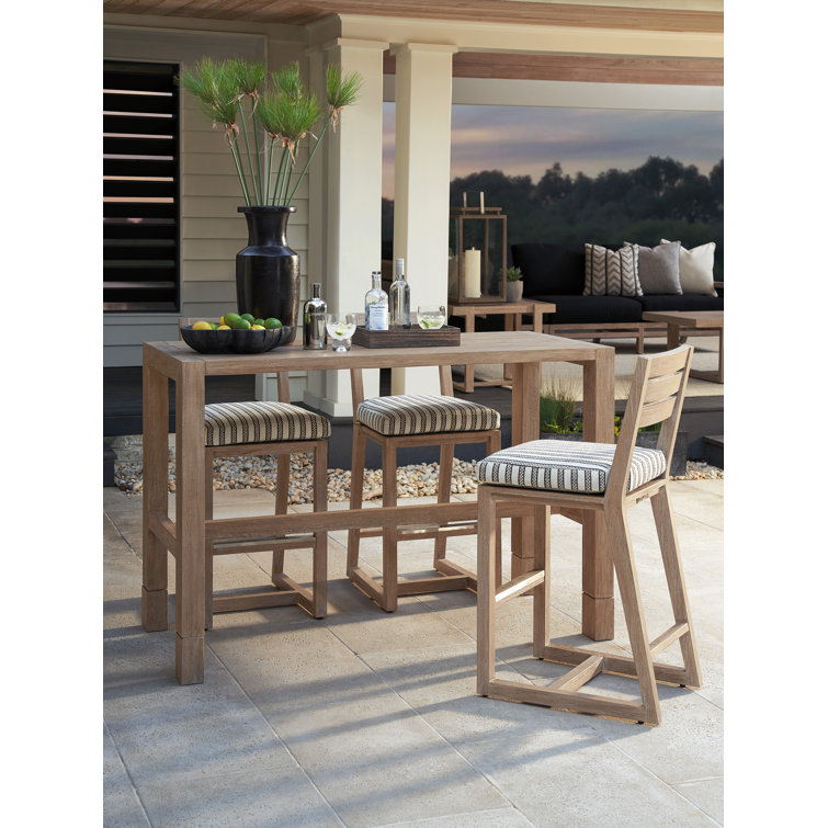 Stillwater Cove 30" Light Taupe Bar Stool with Plush Cushioning