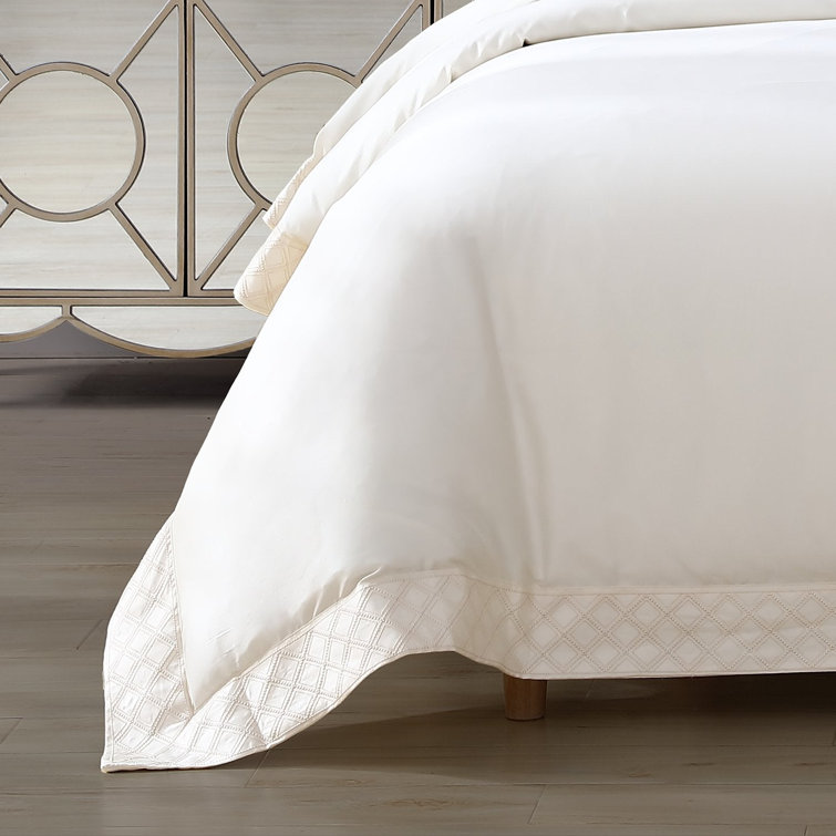 Hira Charcoal Cotton Full/Queen Duvet Cover Set