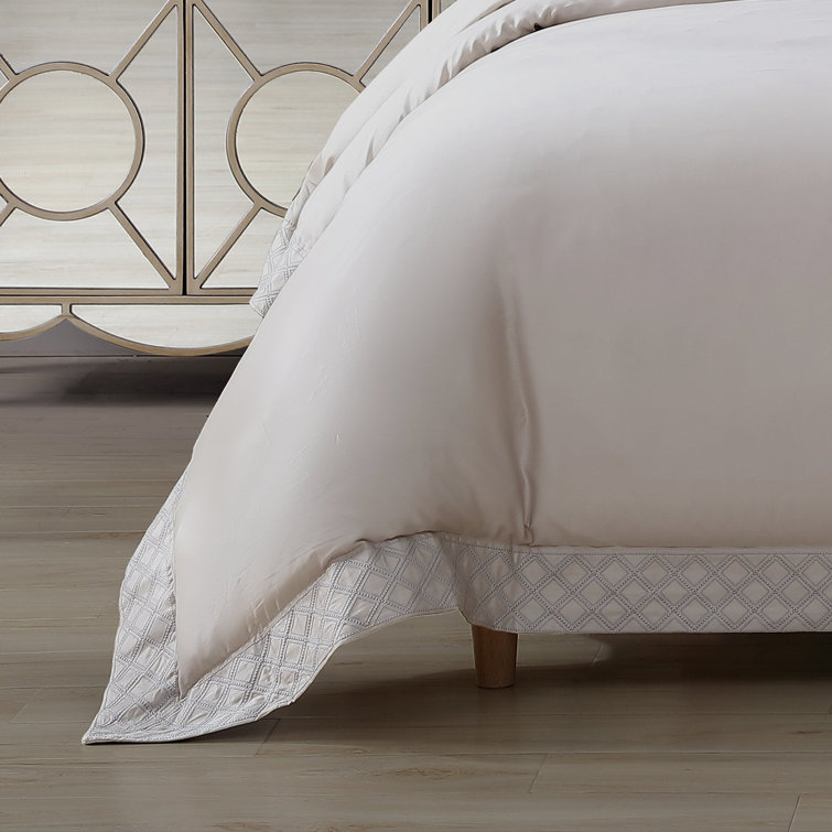Hira Charcoal Cotton Full/Queen Duvet Cover Set