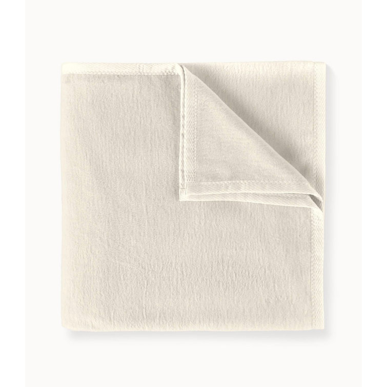 Super King Linen Cotton All Seasons Throw Blanket