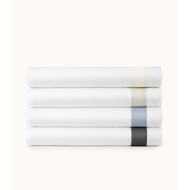 Twin Platinum Cotton Sateen Flat Sheet