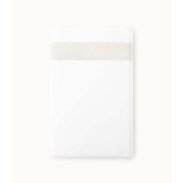 Twin Platinum Cotton Sateen Flat Sheet