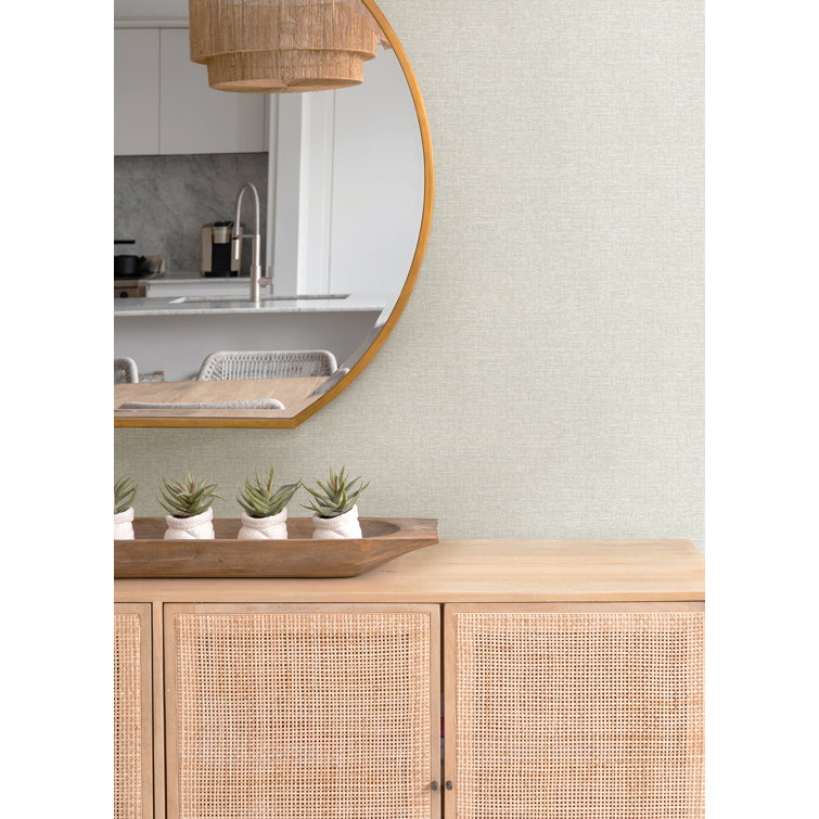 Minerva Cream Non-Woven Geometric Wallpaper Roll