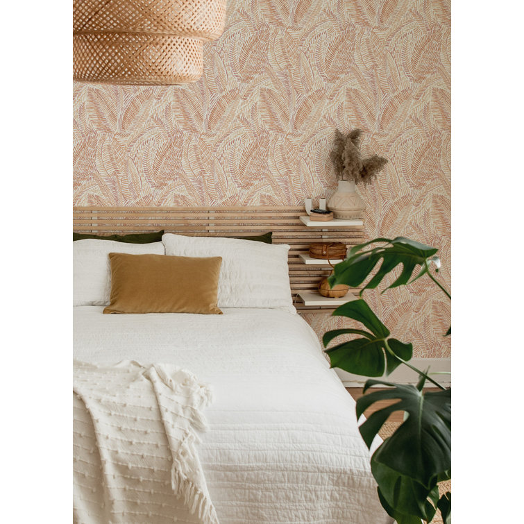 Fildia Tropical Orange Non-Woven Wallpaper Roll