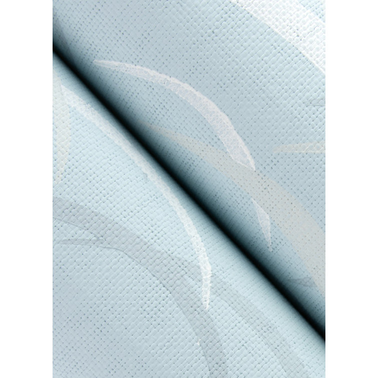 Sky Blue Abstract Non-Pasted Washable Wallpaper Roll