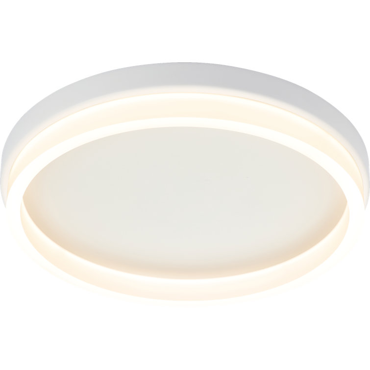 Matte White Acrylic LED Flush Mount Dome Light