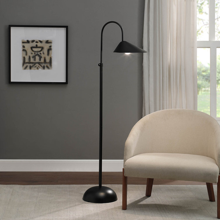 Darien 68.5'' Black Iron Arc Floor Lamp