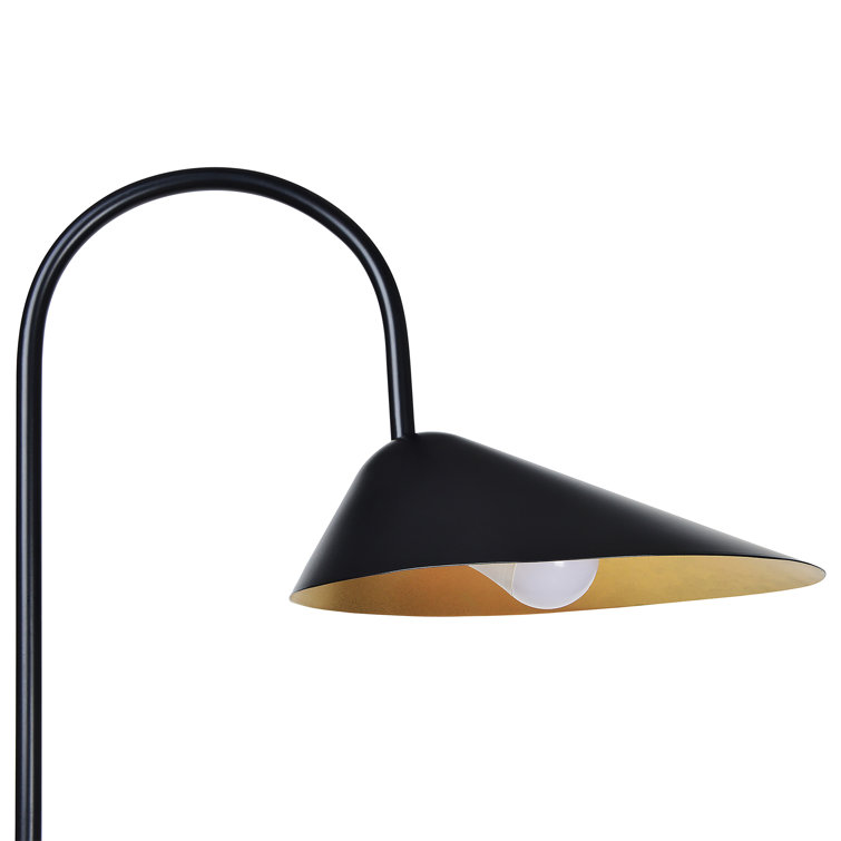 Darien 68.5'' Black Iron Arc Floor Lamp