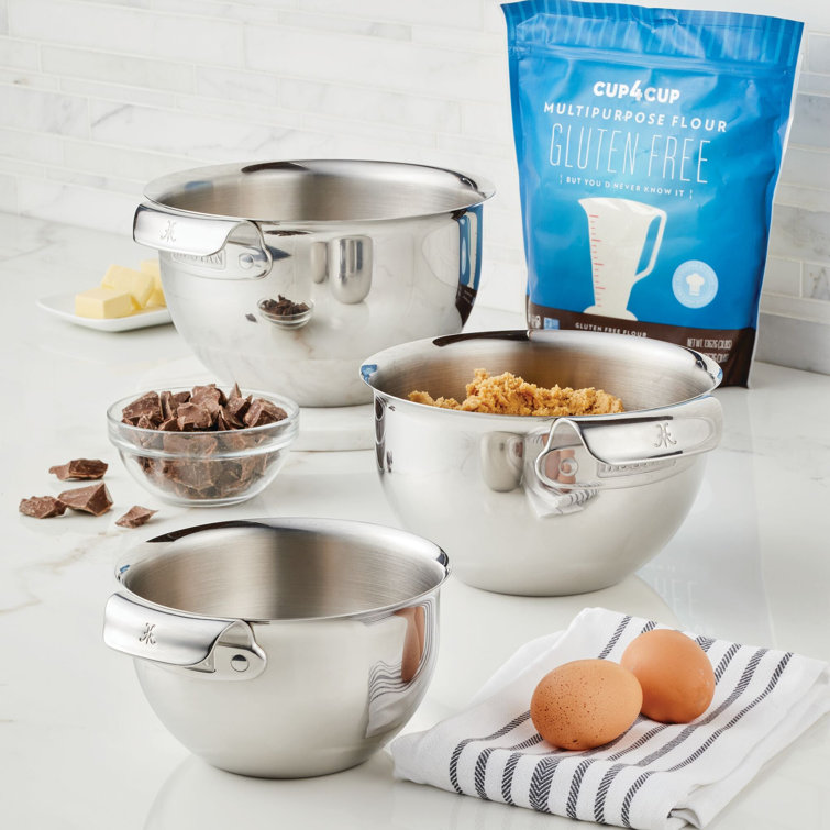 Hestan 3-Piece Stainless Steel Mixing Bowl Set