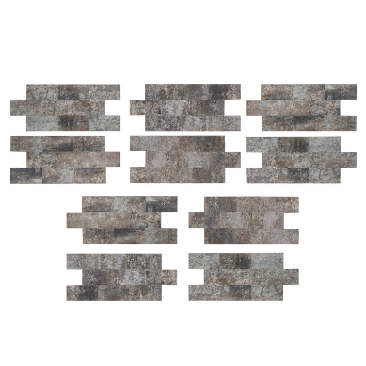 Ancient Cork Peel and Stick Composite Wall Tile