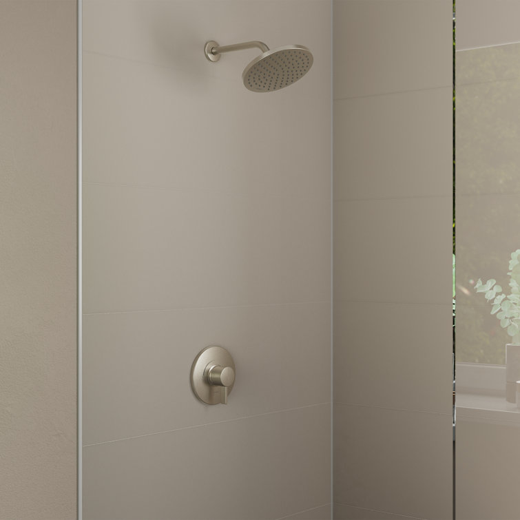 Contemporary Matte Black 8-inch Square Rain Showerhead