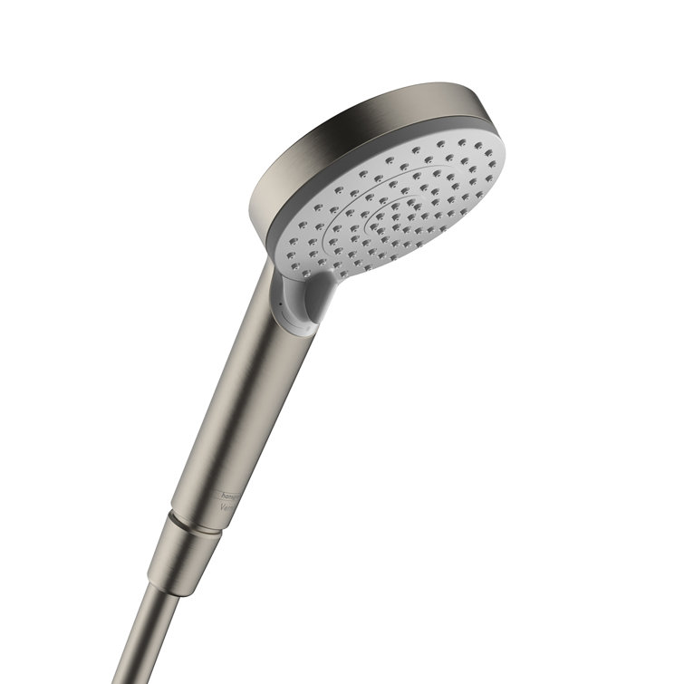 Brushed Nickel High Pressure Handheld Shower Head with 2-Spray Options