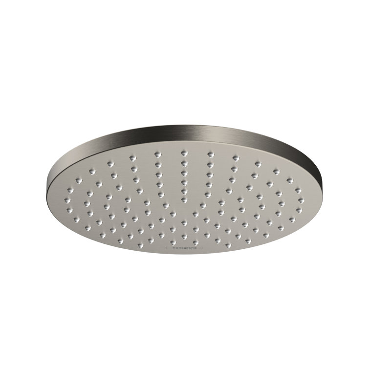 Contemporary Matte Black 8-inch Square Rain Showerhead