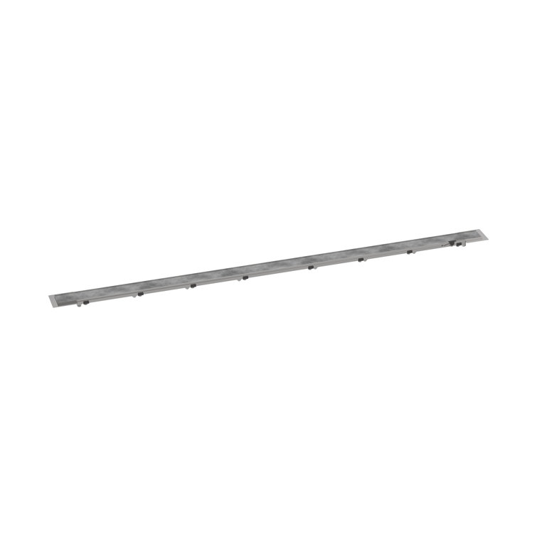 Stainless Steel 63" Linear Shower Drain with Adjustable Frame