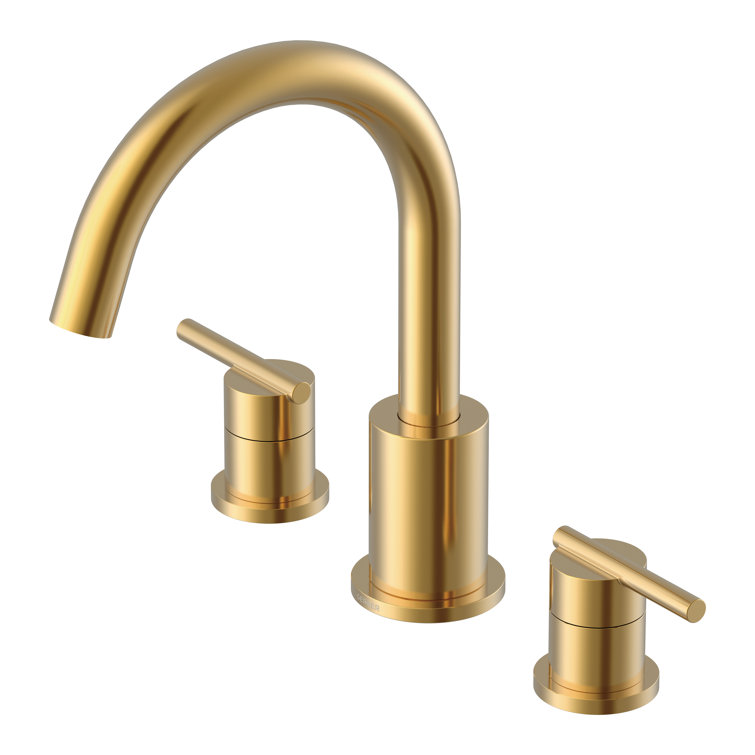 Brushed Bronze Three-Piece Roman Tub Filler Kit