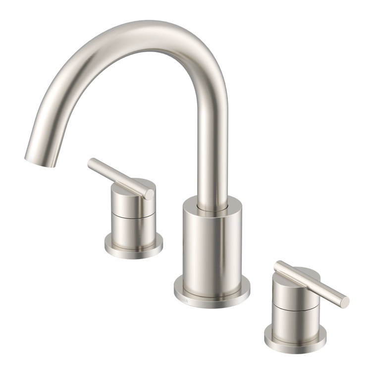 Brushed Nickel Three-Piece Roman Tub Filler Kit