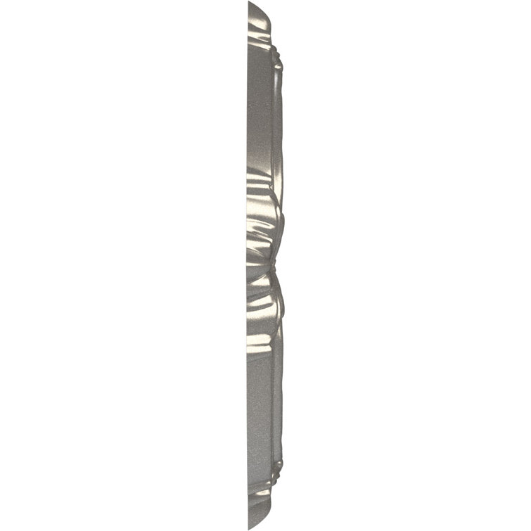 Aged Dark Steel Thermoformed PVC Ceiling Medallion, 10" Diameter