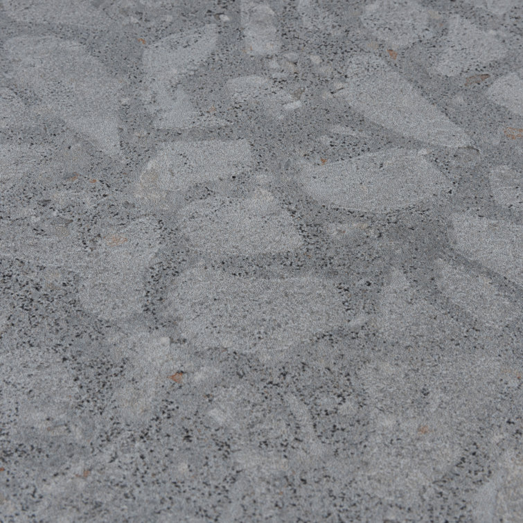 Gray Hexagon Porcelain Tile with Terrazzo Look
