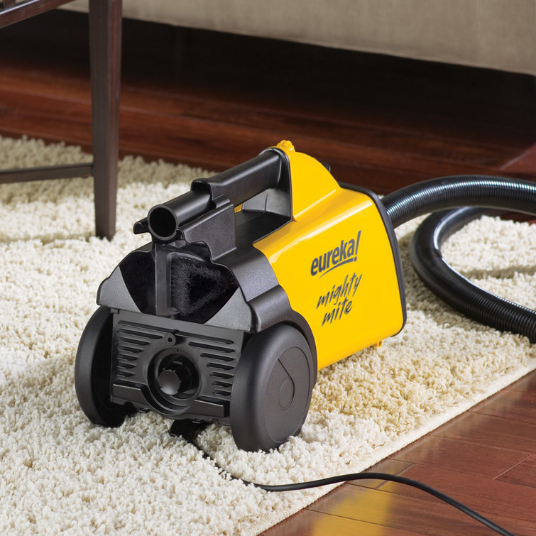 Eureka Mighty Mite Yellow Canister Vacuum for Pets