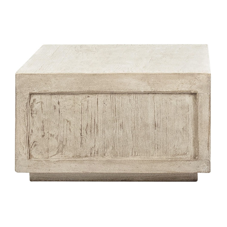 Light Warm Wash Rectangular Pine Wood Coffee Table