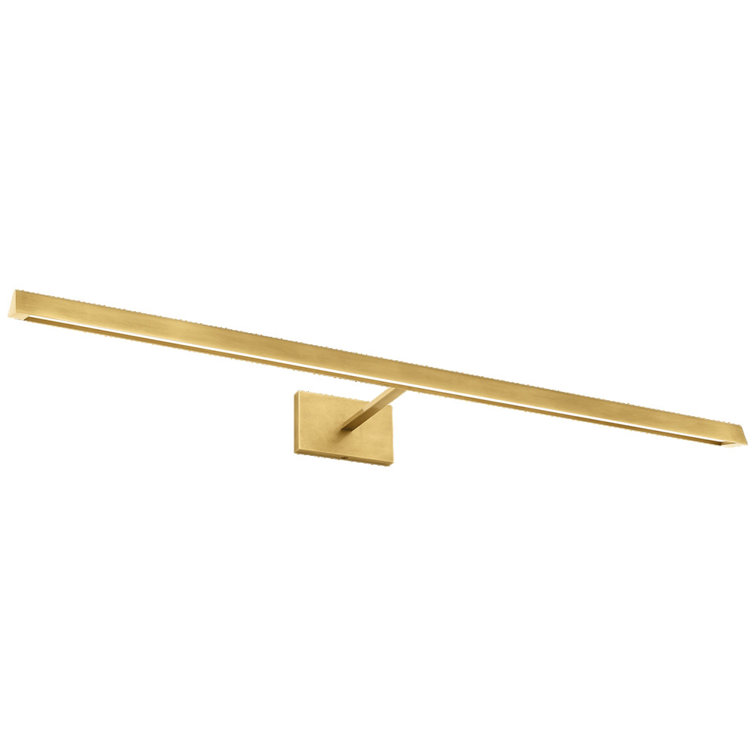 Natural Brass 36" Dimmable LED Picture Light