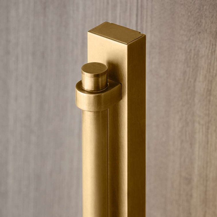 Natural Brass Dimmable Outdoor LED Wall Sconce