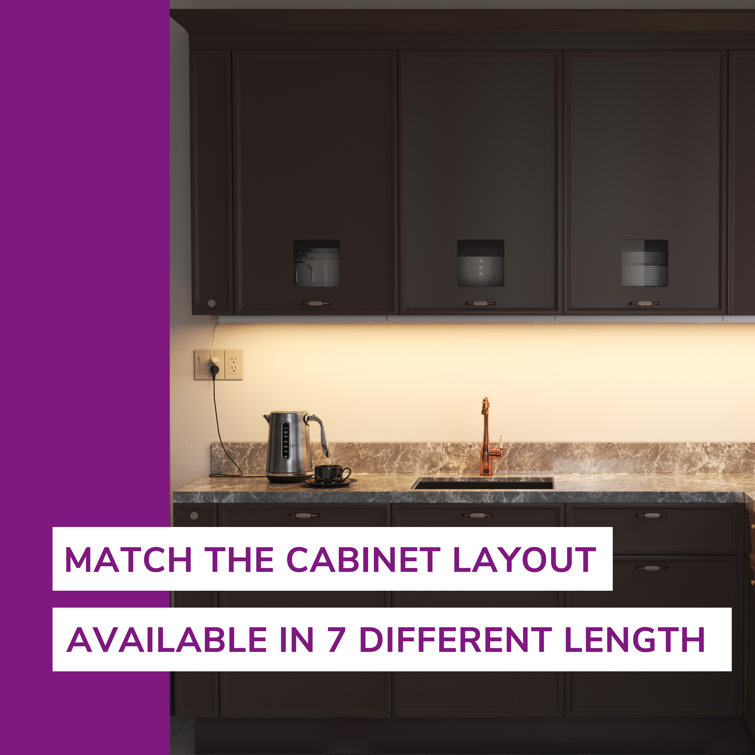 Inlight 32-inch White Aluminum Dimmable LED Under Cabinet Light